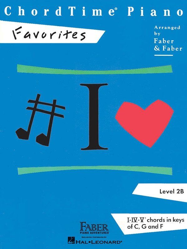 ChordTime Piano Favorites Level 2B by Faber Piano Adventures