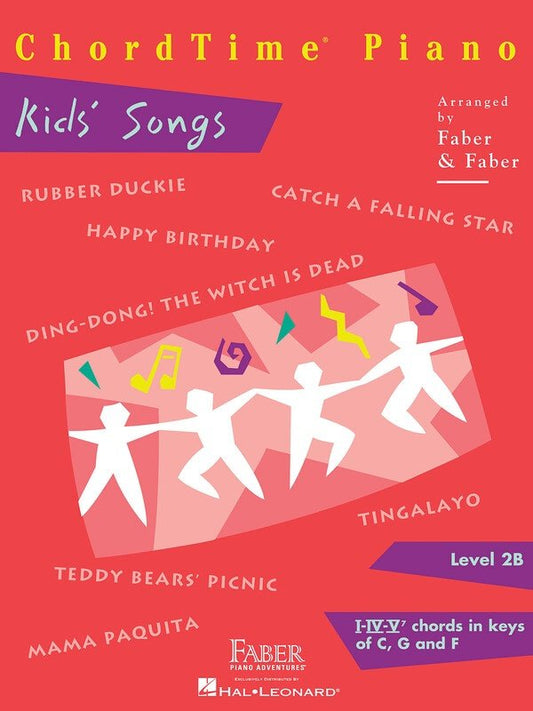 ChordTime Piano Kids' Songs Level 2B by Faber Piano Adventures