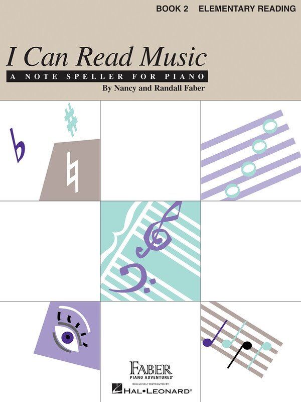 I Can Read Music Book 2 Note Speller for Piano - 32 Pages