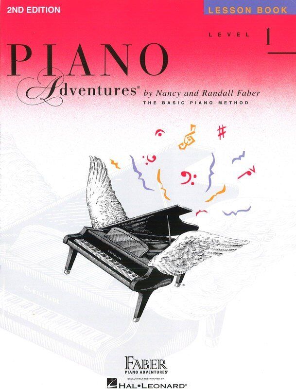 Piano Adventures Level 1 Lesson Book 2nd Edition by Faber Piano Adventures, 64 Pages