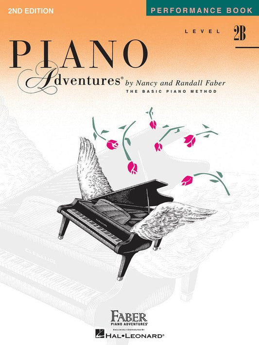 Piano Adventures Level 2B Performance Book 2nd Edition, 40 Pages, Faber Piano Adventures