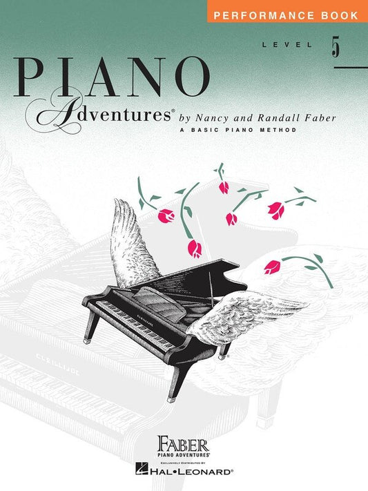 Piano Adventures Level 5 Performance Book by Faber - 32 Pages