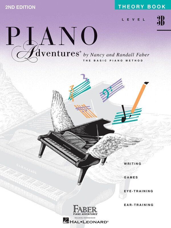 Piano Adventures Level 3B Theory Book by Faber Piano Adventures, 40 Pages