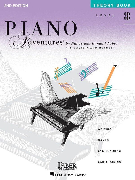 Piano Adventures Level 3B Theory Book by Faber Piano Adventures, 40 Pages