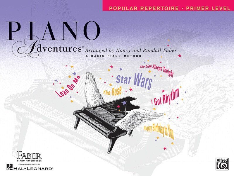 Piano Adventures Popular Repertoire Primer Level Book - 32 Pages - Faber Piano Adventures