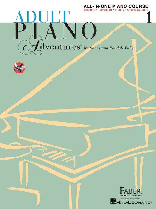 Adult Piano Adventures All-in-One Lesson Book 1 by Faber Piano Adventures, 176 Pages