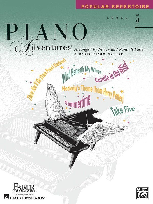 Piano Adventures Level 5 Popular Repertoire Book - Faber Piano Adventures, 56 Pages