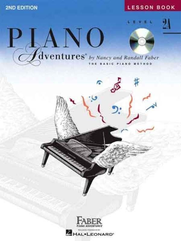 Piano Adventures Level 2A Lesson Book 2nd Edition with CD - Faber Piano Adventures, 64 Pages