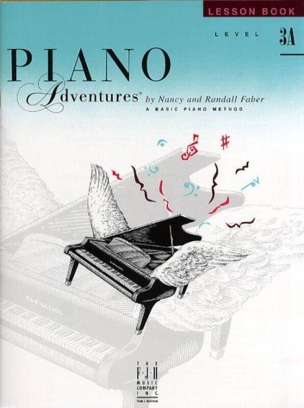 Piano Adventures Level 3A Lesson Book with CD 2nd Edition by Nancy Faber & Randall Faber, 56 Pages
