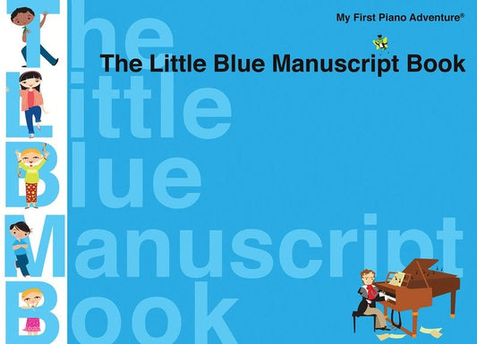 Piano Adventures Little Blue Manuscript Book — 4-Stave (Faber Piano Adventures)