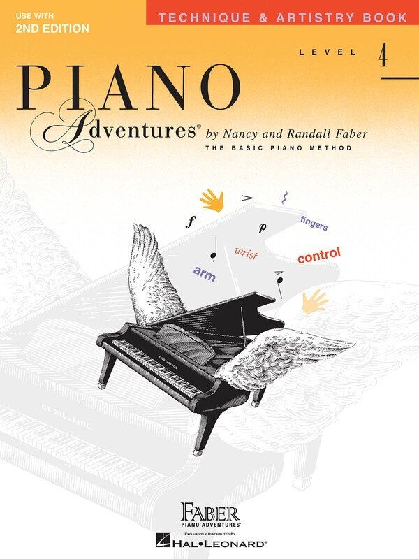 Piano Adventures Level 4 Technique & Artistry Book by Faber Piano Adventures, 56 pages