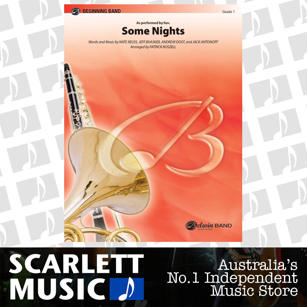 Some Nights Concert Band Grade 1 Score — view 2