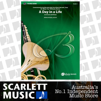 A Day in a Life Concert Band Sheet Music Grade 2 — view 2
