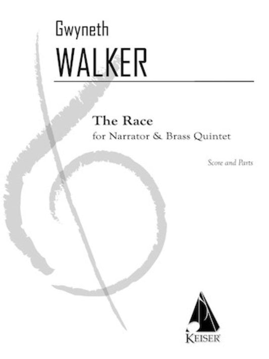 Walker - The Race For Narrator/Brass Quintet Score/Parts (Pod)