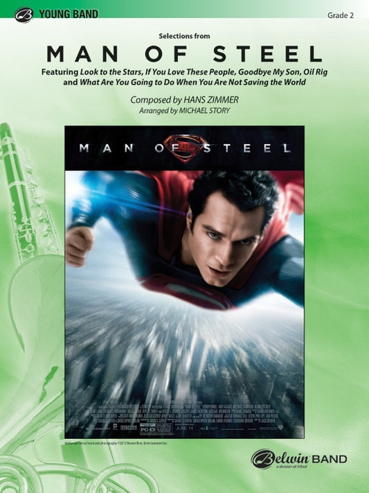 Man Of Steel Selections Concert Band Gr 2
