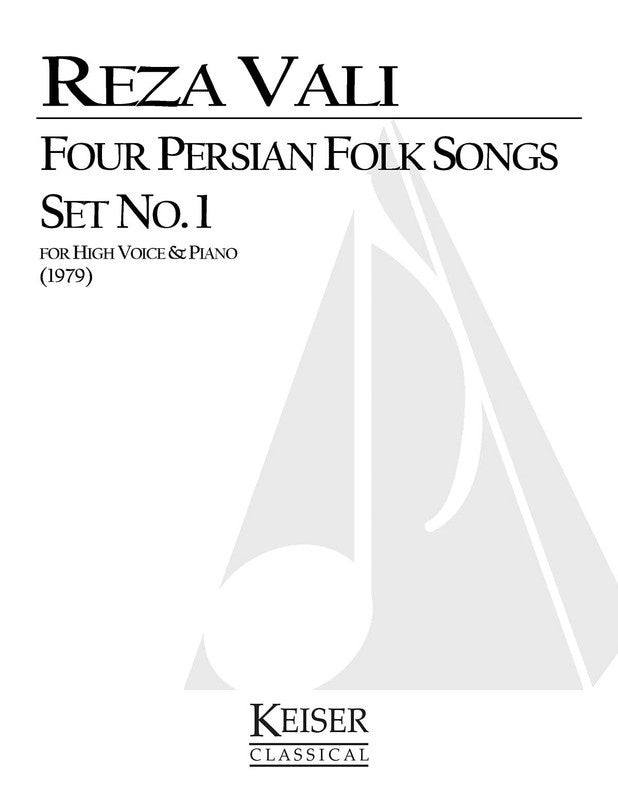 Four Persian Folk Songs Set No 1 Soprano
