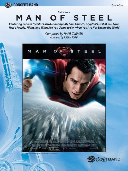 Man Of Steel Suite Concert Band Gr 3.5