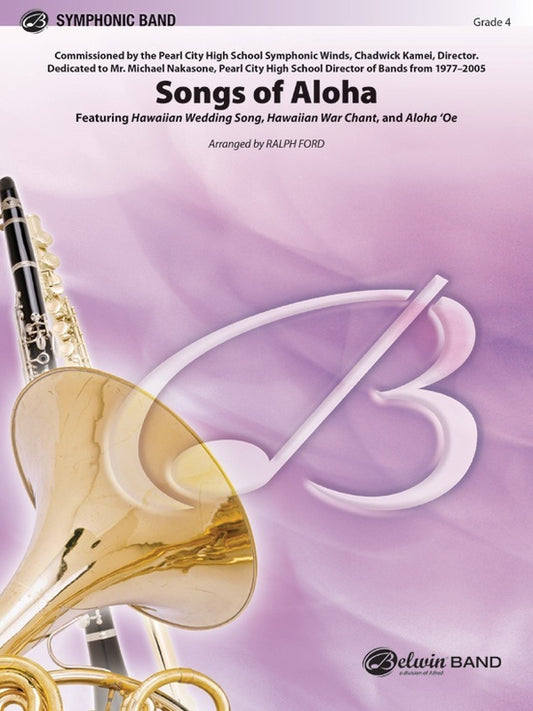 Songs of Aloha Concert Band Score GR4
