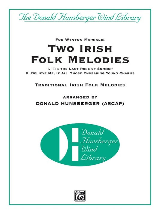 Two Irish Folk Melodies Concert Band Sheet Music Grade 3