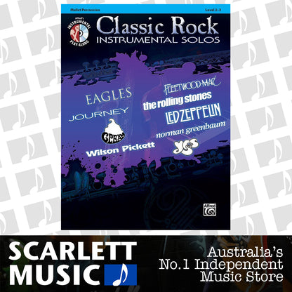 Classic Rock Instrumental Solos Mallet Book/CD — view 2