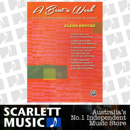 A Beat A Week Drum Set Percussion Sheet Music — view 2