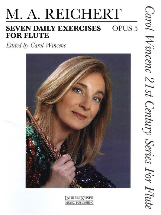 Reichert - 7 Daily Exercises Op 5 Flute (Softcover Book)