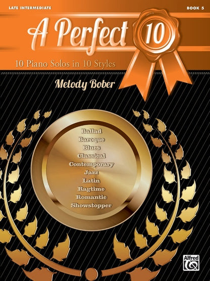 A Perfect 10 Book 5 Late Intermediate Piano Sheet Music