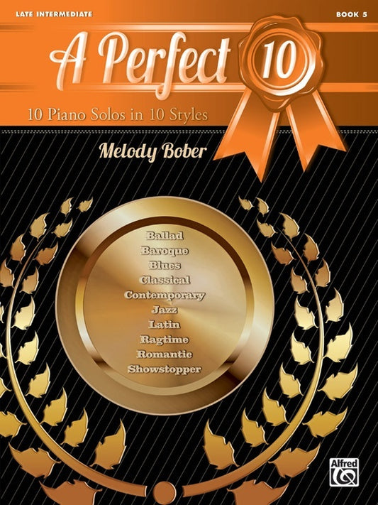 A Perfect 10 Book 5 Late Intermediate Piano Sheet Music