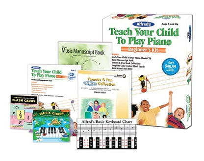 O/P Alfreds Teach Your Child Piano Beginner Kit