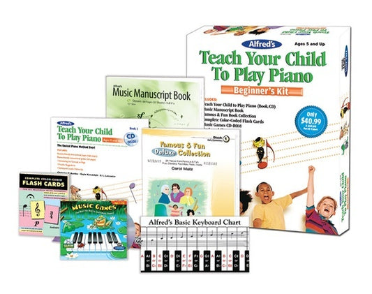 O/P Alfreds Teach Your Child Piano Beginner Kit