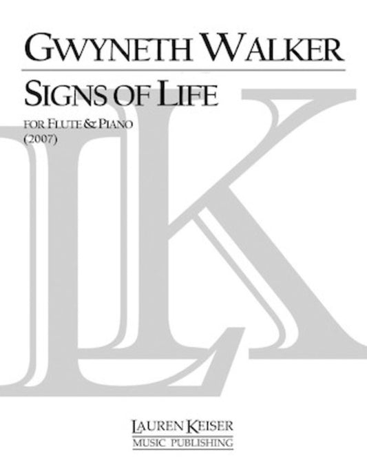 Walker - Signs Of Life A Celebration For Flute/Piano (Pod) Softcover Book (Flute)