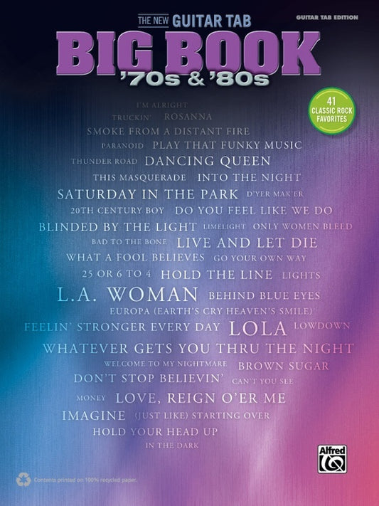 New Guitar Tab Big Book 70S/80S