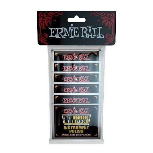 Ernie Ball Wonder Wipes Instrument Polish, Refill Pack, 20-Piece