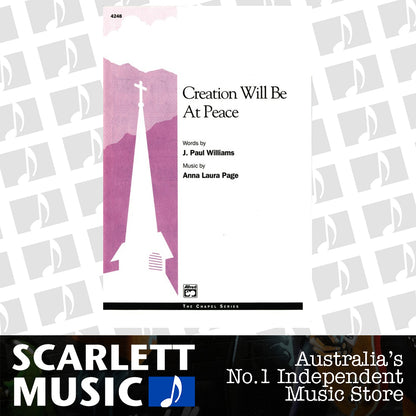 Creation Will Be At Peace SATB — view 2