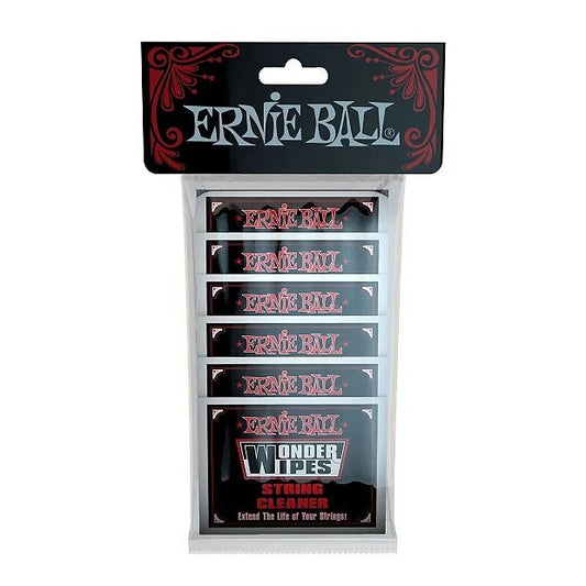 Ernie Ball Wonder Wipes String Cleaner, Refill Pack, 20-Piece