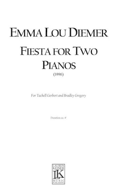 Diemer - Fiesta For Two Pianos 2P4H (Pod)