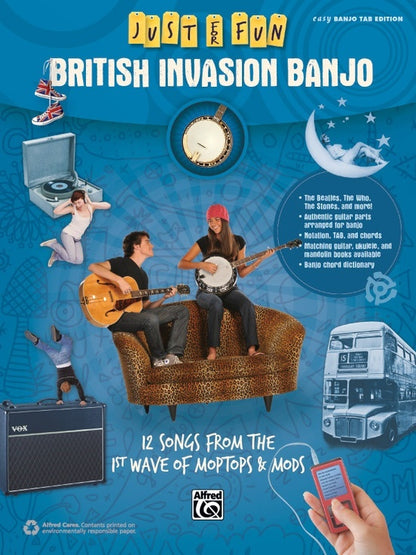 Just For Fun British Invasion Banjo Tab