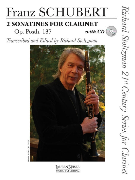 2 Sonatines For Clarinet Op 137 Book/CD (Softcover Book/CD)