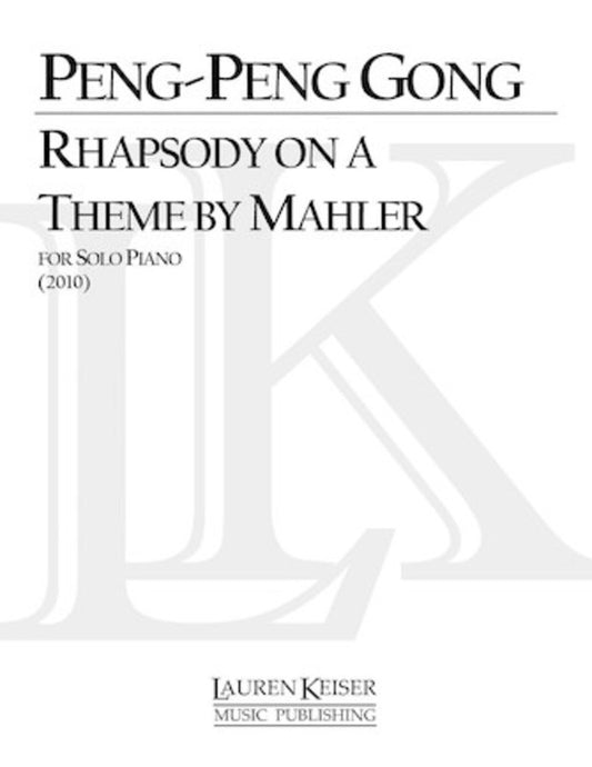 Gong - Rhapsody On A Theme By Mahler For Piano (Pod) Softcover Book (Piano)