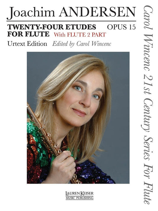 Andersen - 24 Etudes For Flute Op 15 (Pod) (Softcover Book)