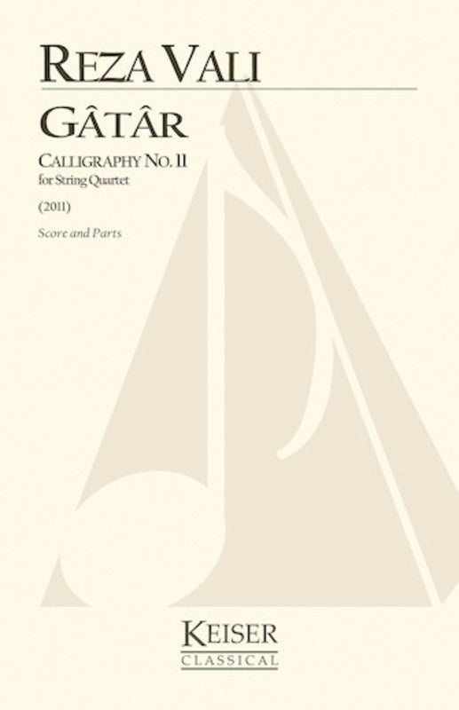 Vali - Gatar Calligraphy No 11 String Quartet Sc/Pts (Pod) Score/Parts (Viola|Cello|2 Violins)