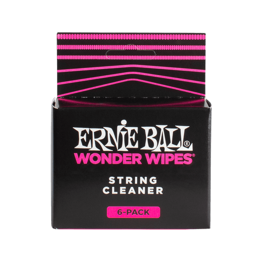 Ernie Ball Wonder Wipes String Cleaner 6 Pack