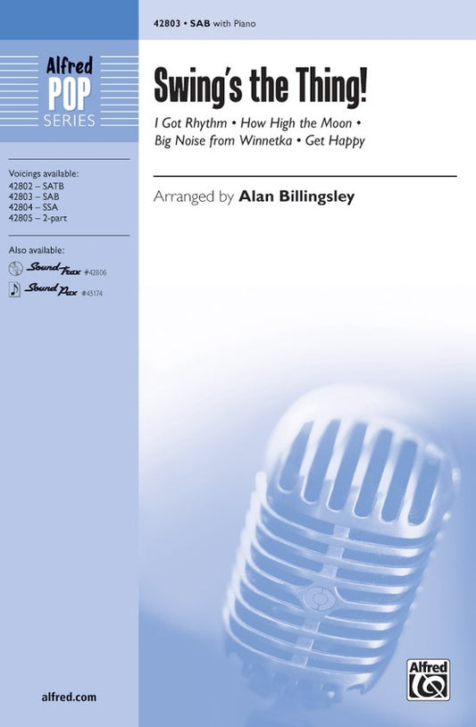 Swings the Thing SAB Choral Sheet Music