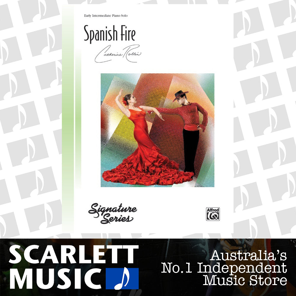 Spanish Fire Piano Solo Sheet Music — view 2
