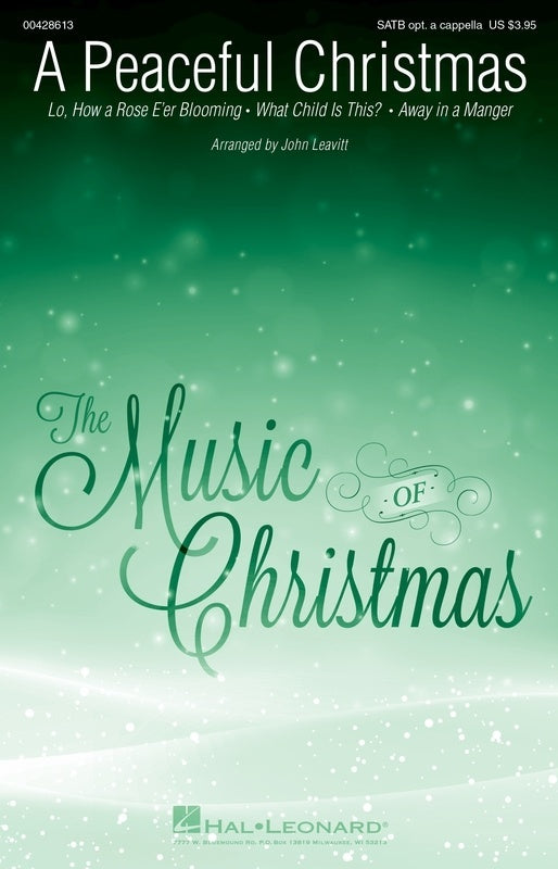 A Peaceful Christmas Satb Opt A Cappella Softcover Book