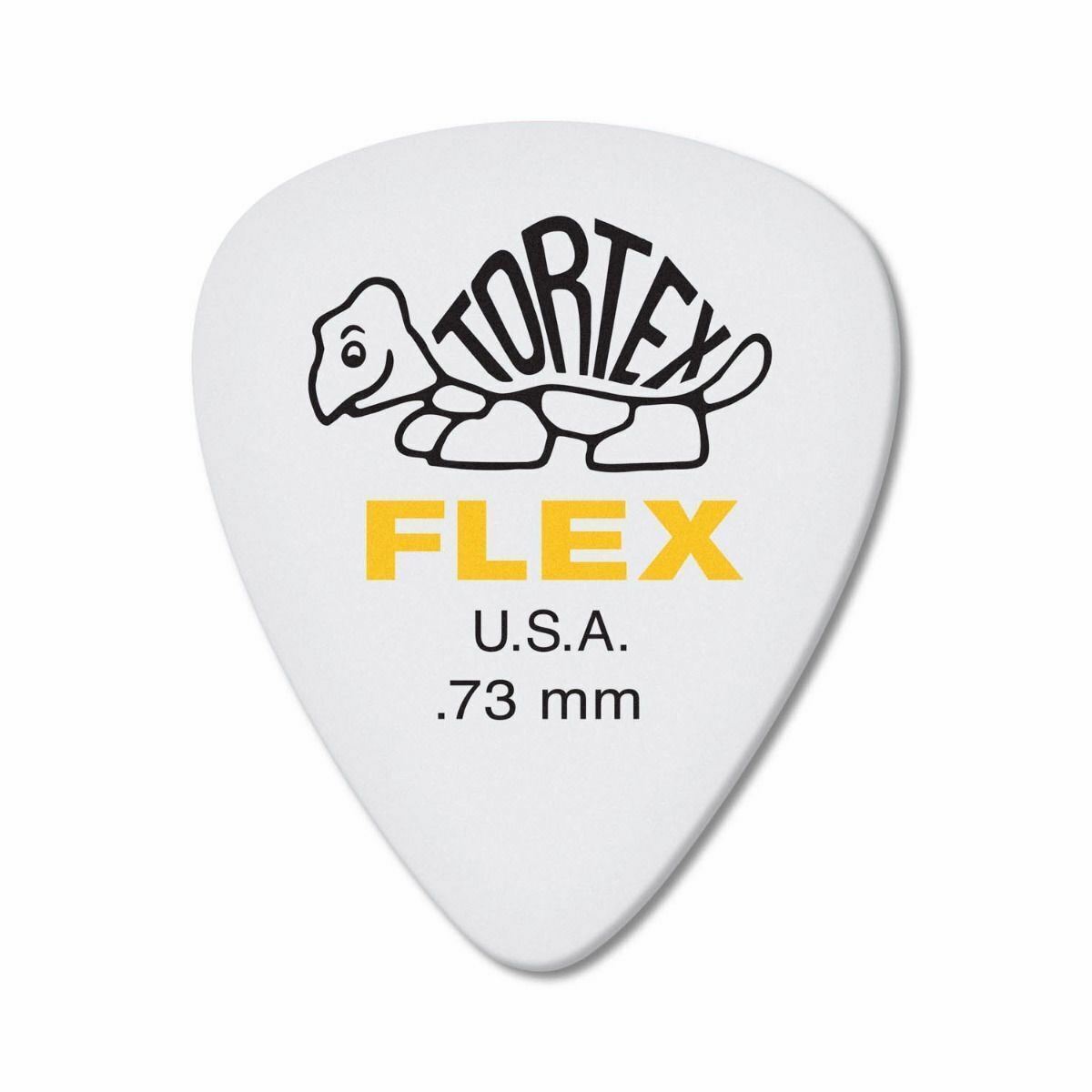 72 x Dunlop Tortex FLEX 0.73MM Gauge Guitar Picks 428R Plectrums