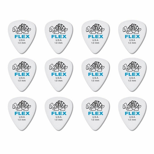 12 x Dunlop Tortex FLEX 1.00MM Gauge Guitar Picks 428R Plectrums