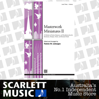 Masterwork Miniatures 2 SATB Arr Liebergen — view 2