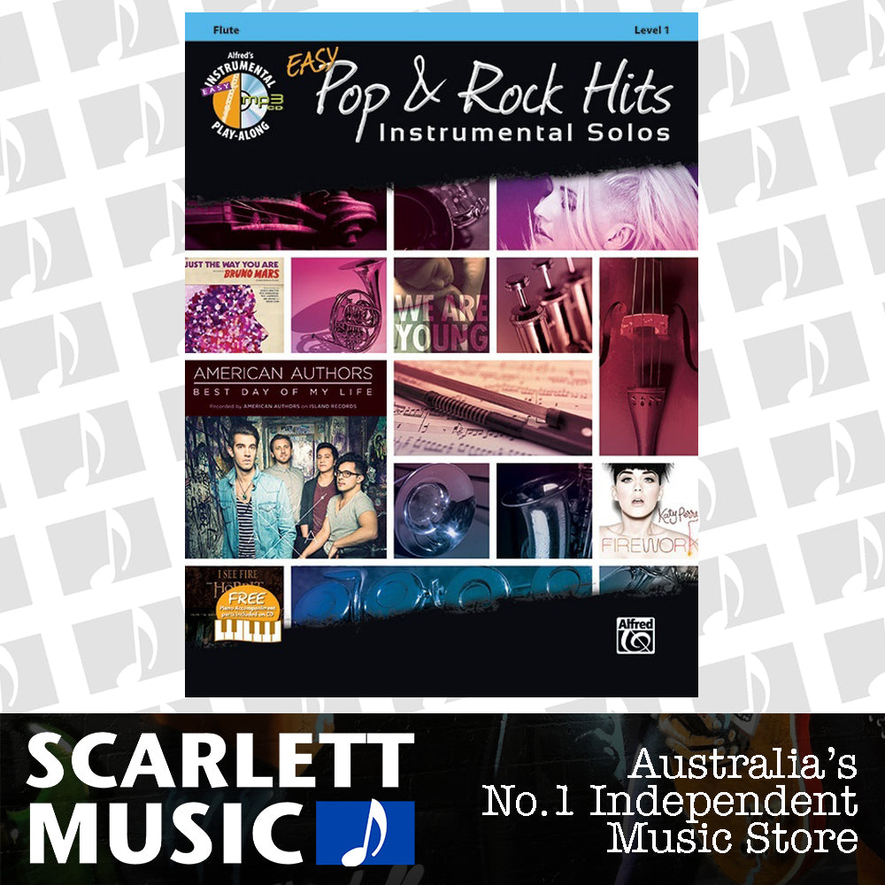 Easy Pop & Rock Hits Solos Flute Book/CD — view 2