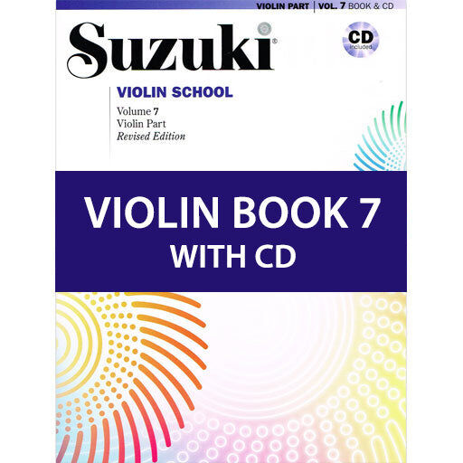Suzuki Violin School Book/Volume 7 - Violin Part with CD (William Preucil) Revised Edition 43021